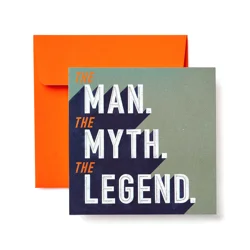 American Greetings Legend Birthday Greeting Card for Him