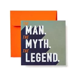 American Greetings Legend Birthday Greeting Card for Him