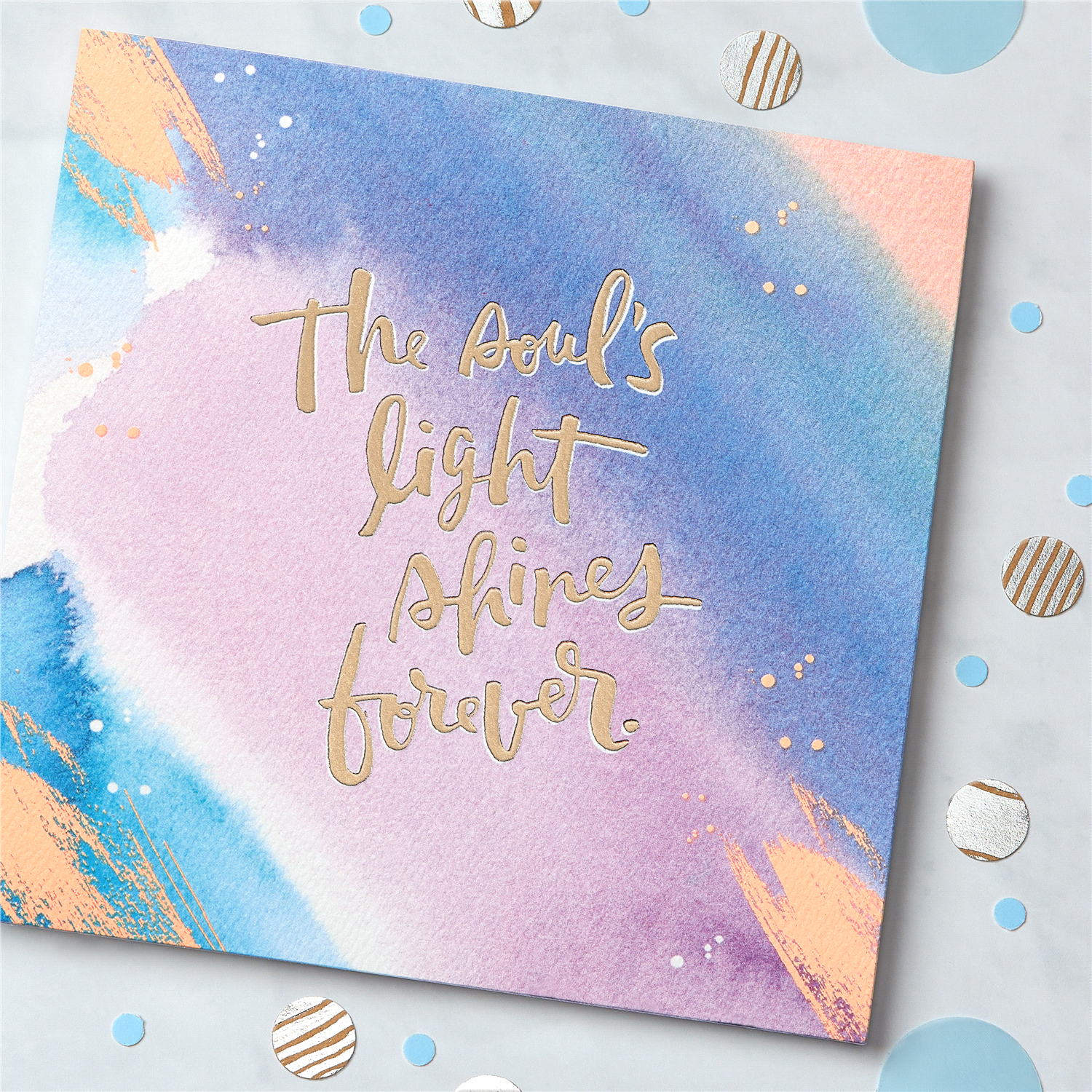 slide 4 of 4, American Greetings Religious Soul's Light Sympathy Greeting Card, 1 ct