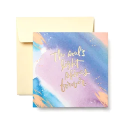 American Greetings Religious Soul's Light Sympathy Greeting Card