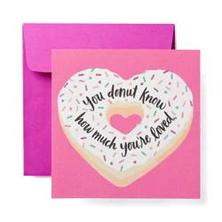 American Greetings Donut Valentine's Day Card