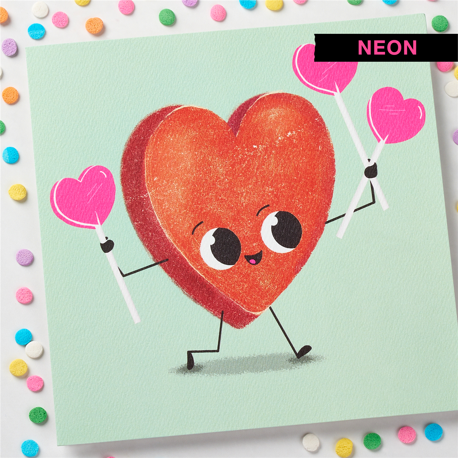 slide 5 of 5, American Greetings Candy Heart Valentine's Day Cards, 6 ct