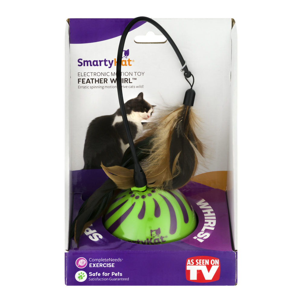 slide 1 of 1, SmartyKat Feather Whirl Pet Toy, 1 ct