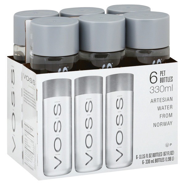 slide 1 of 1, Voss Still Water - 6 ct; 11.15 fl oz, 6 ct; 11.15 fl oz