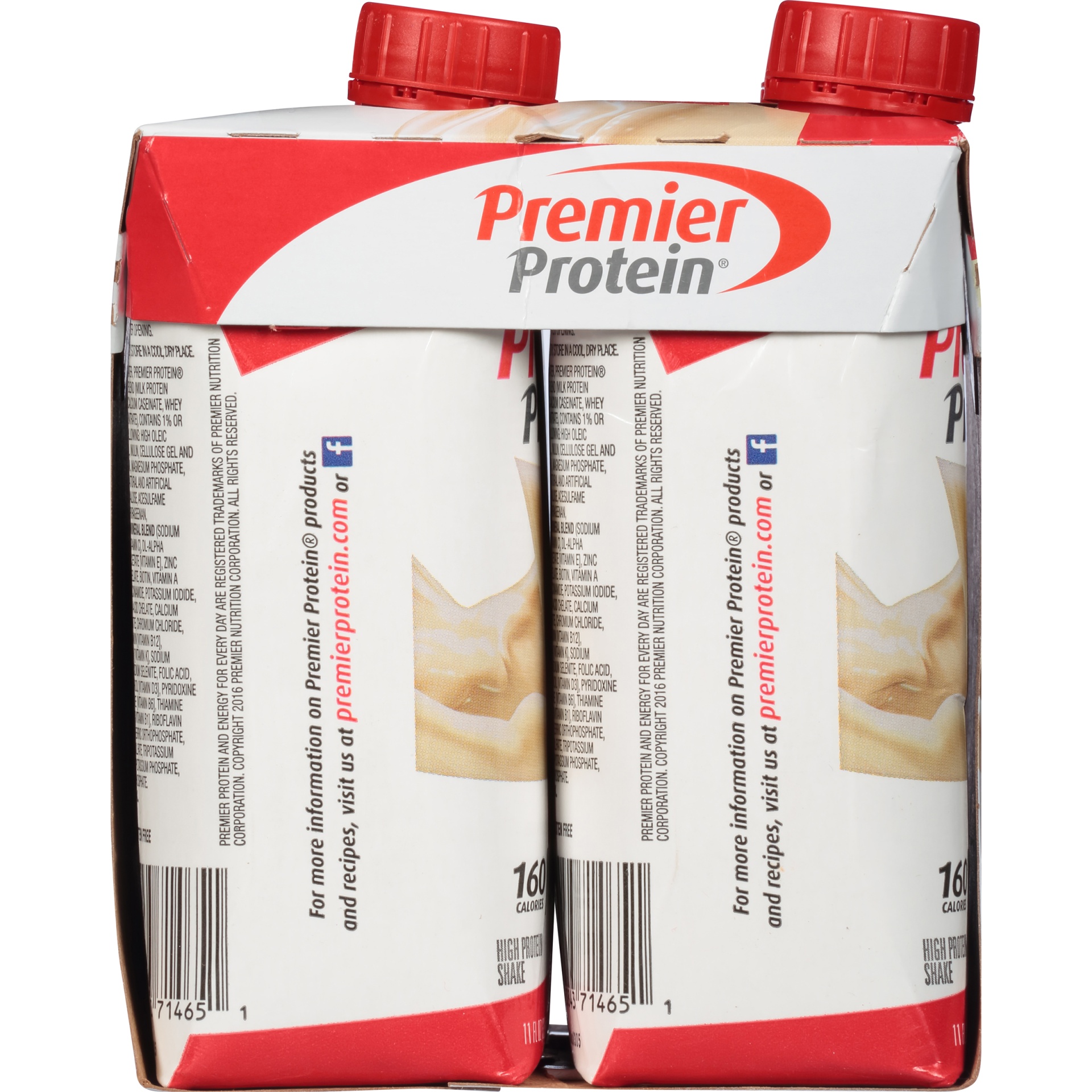 slide 4 of 8, Premier Protein Strawberry Protein Shake, 44 fl oz