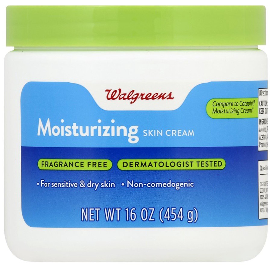 slide 1 of 5, Walgreens Unscented Moisturizing Skin Cream, 16 oz