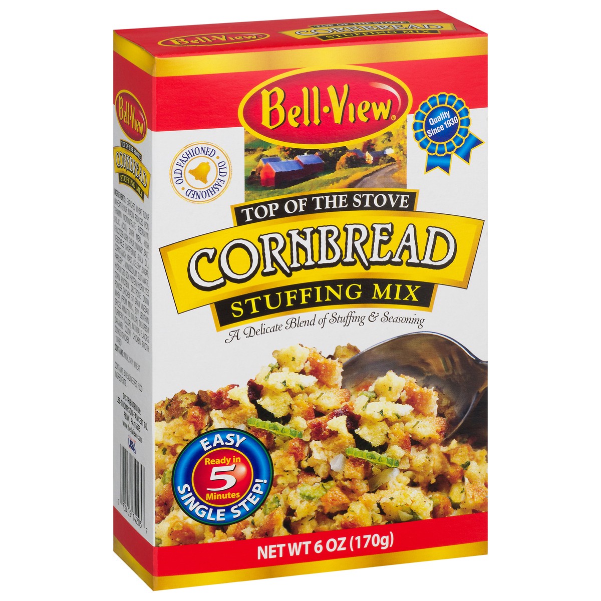 slide 8 of 10, Bell-View Cornbread Stuffing Mix 6 oz, 6 oz