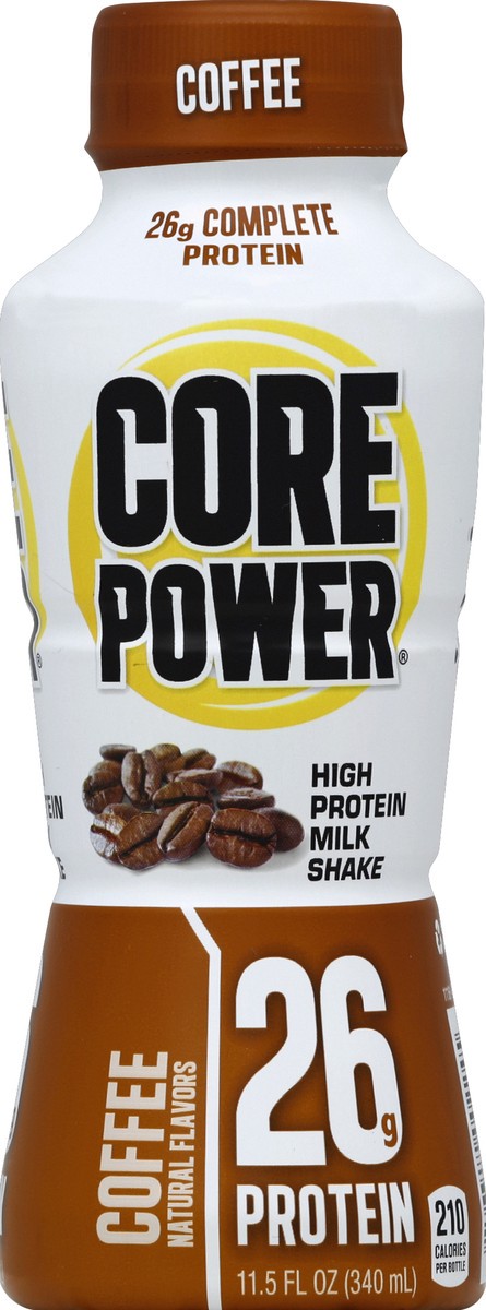 slide 4 of 4, Core Power High Protein Milk Shake Coffee Flavor, 11.5 oz