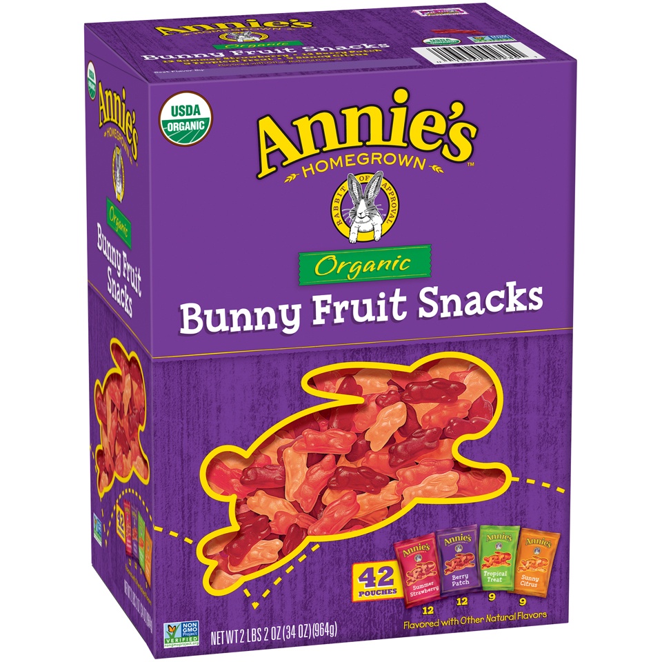 slide 1 of 1, Annie's Organic Bunny Fruit Snacks Variety Pack, 