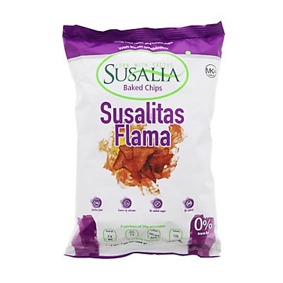 slide 1 of 1, Susalia Susalitas Flama Baked Chips, 7.05 oz
