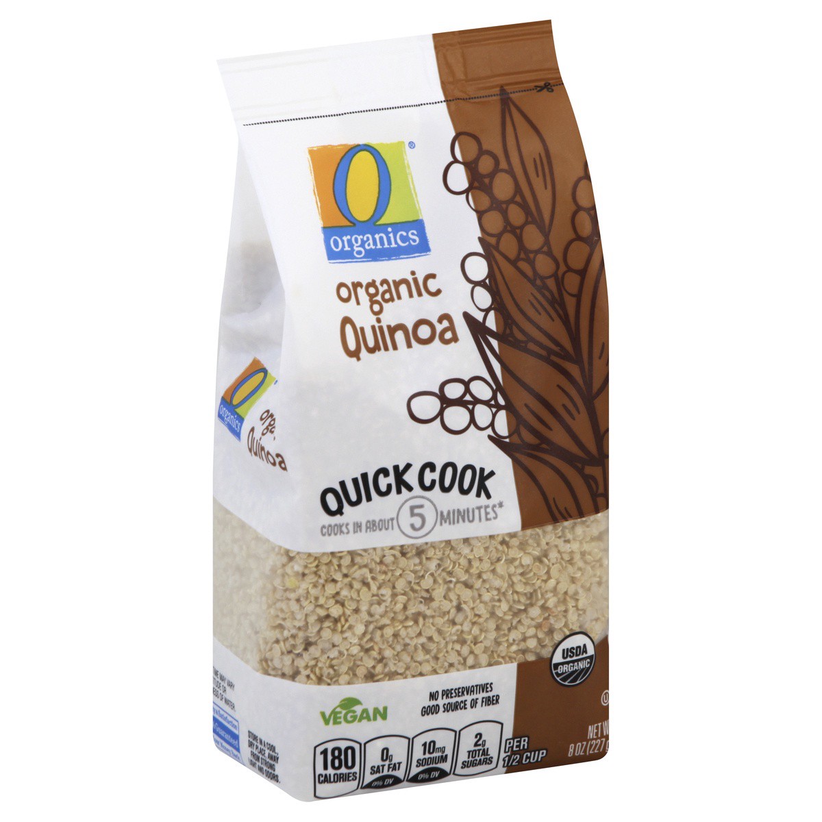 slide 1 of 7, O Organics Quick-Cook Quinoa , 8 oz