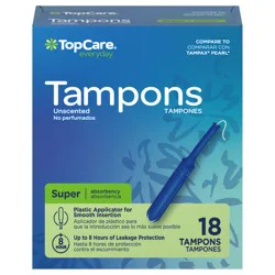 TopCare Super Absorbency Unscented Tampons