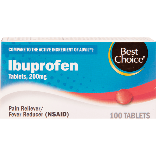 slide 1 of 1, Best Choice Ibuprofen Tablets, 100 ct