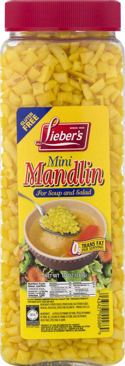 slide 1 of 9, Lieber's Mini Mandlin 10 oz, 12 oz