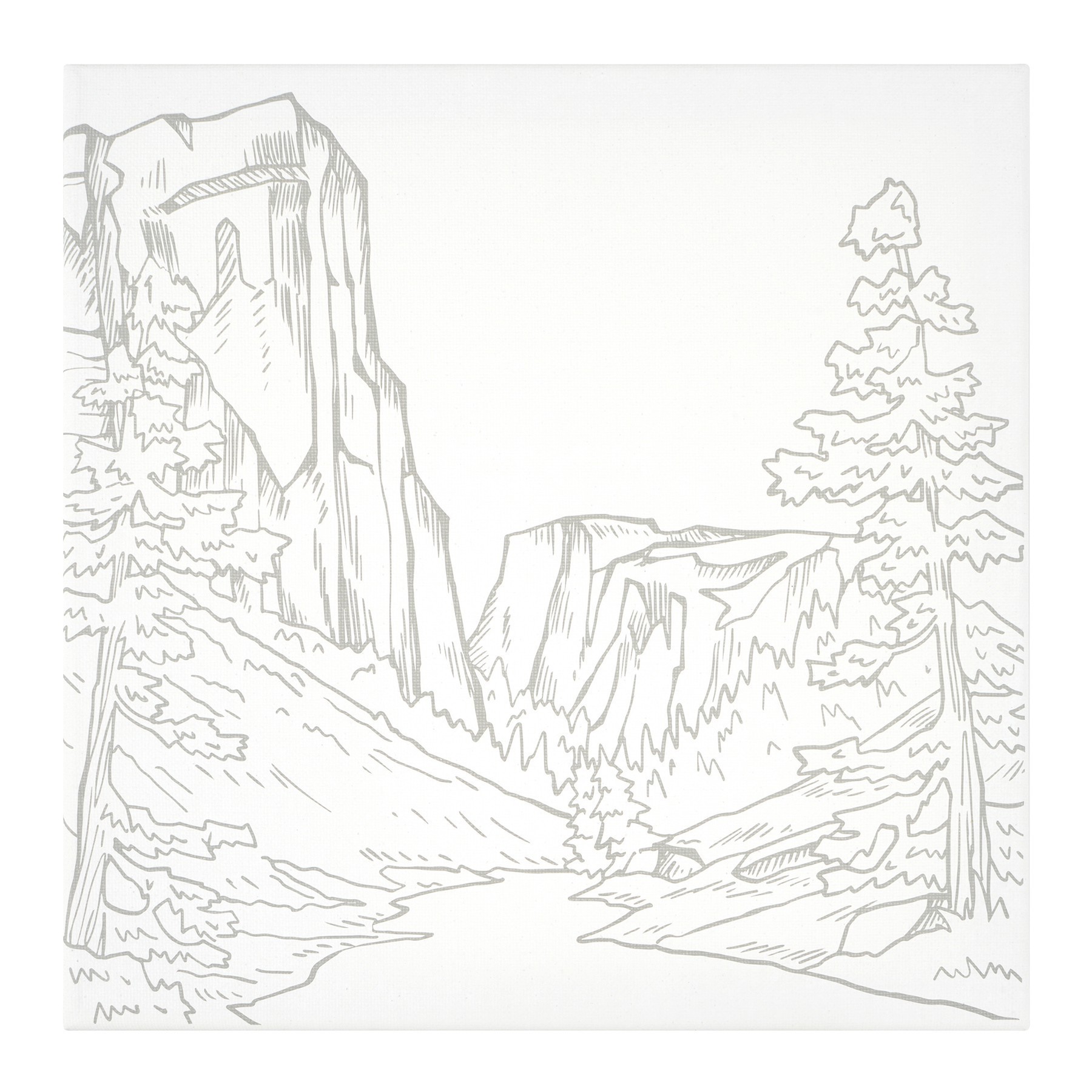 slide 3 of 3, 11" X 11" Canyon Canvas Painting Kit By Craft Smart, 11 in x 11 in