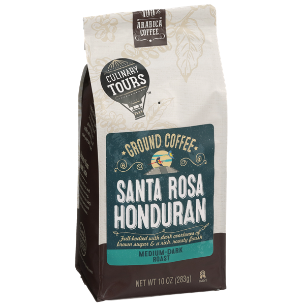 slide 1 of 1, Culinary Tours Medium-dark Roast Santa Rosa Honduran 100% Arabica Ground Coffee, 10 oz