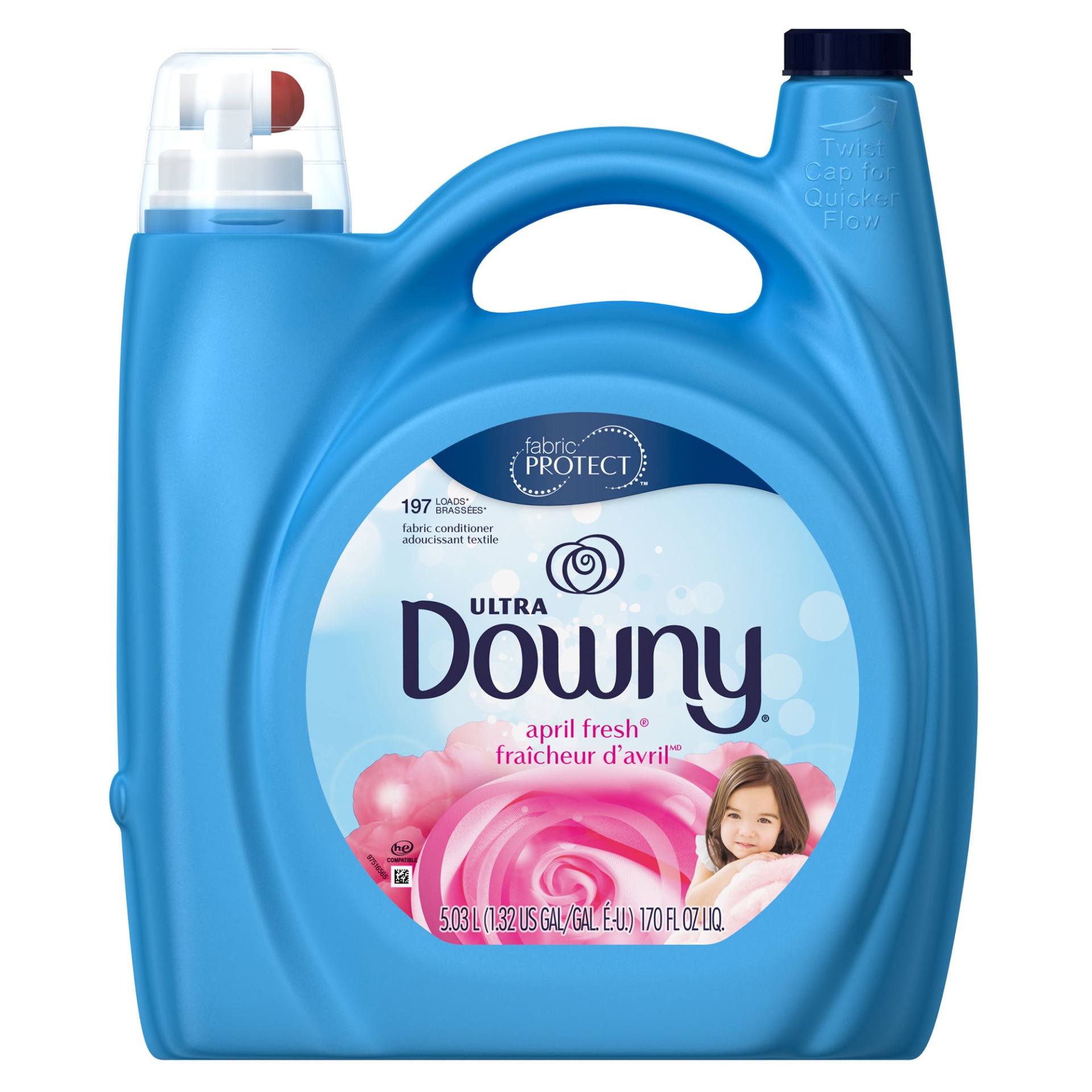 slide 1 of 1, Downy Liquid Fabric Softener, 