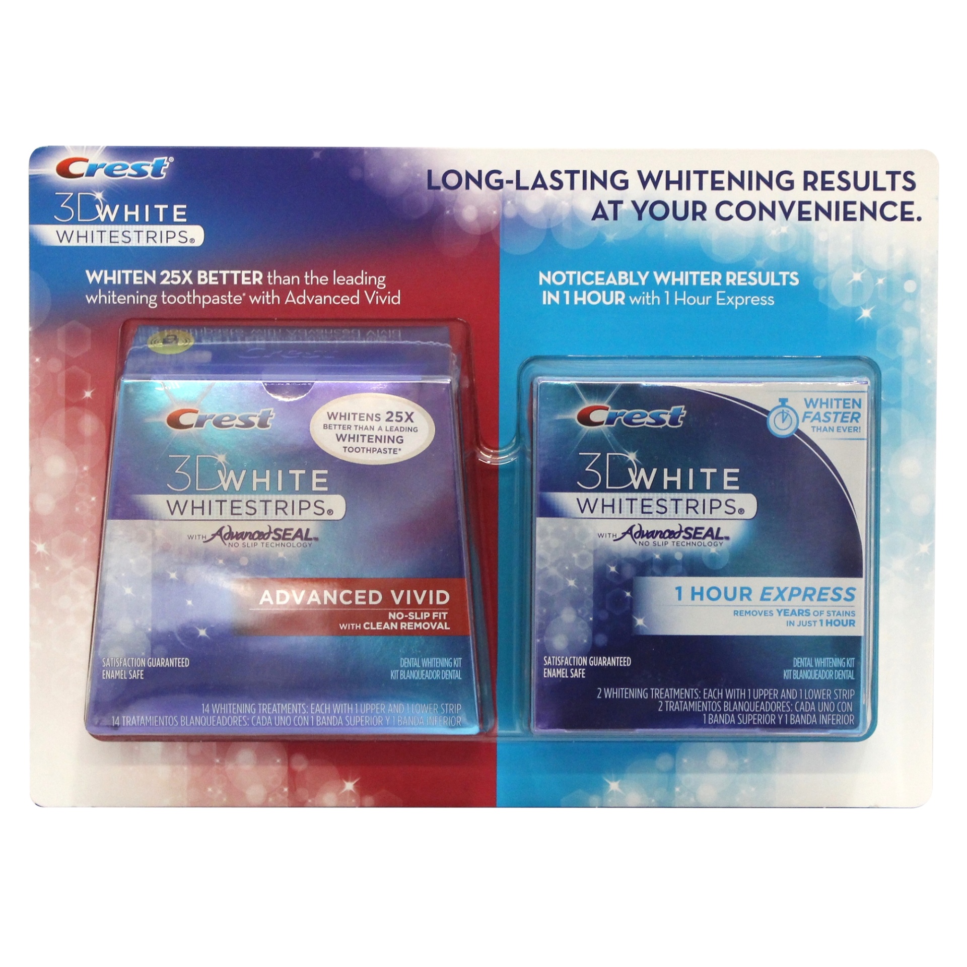 slide 1 of 1, Crest 3D Whitestrips Glamorous White Teeth Whitening Kit, 