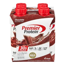 Premier Protein Chocolate High Protein Shake 4 Pack 4 - 11 fl oz Cartons