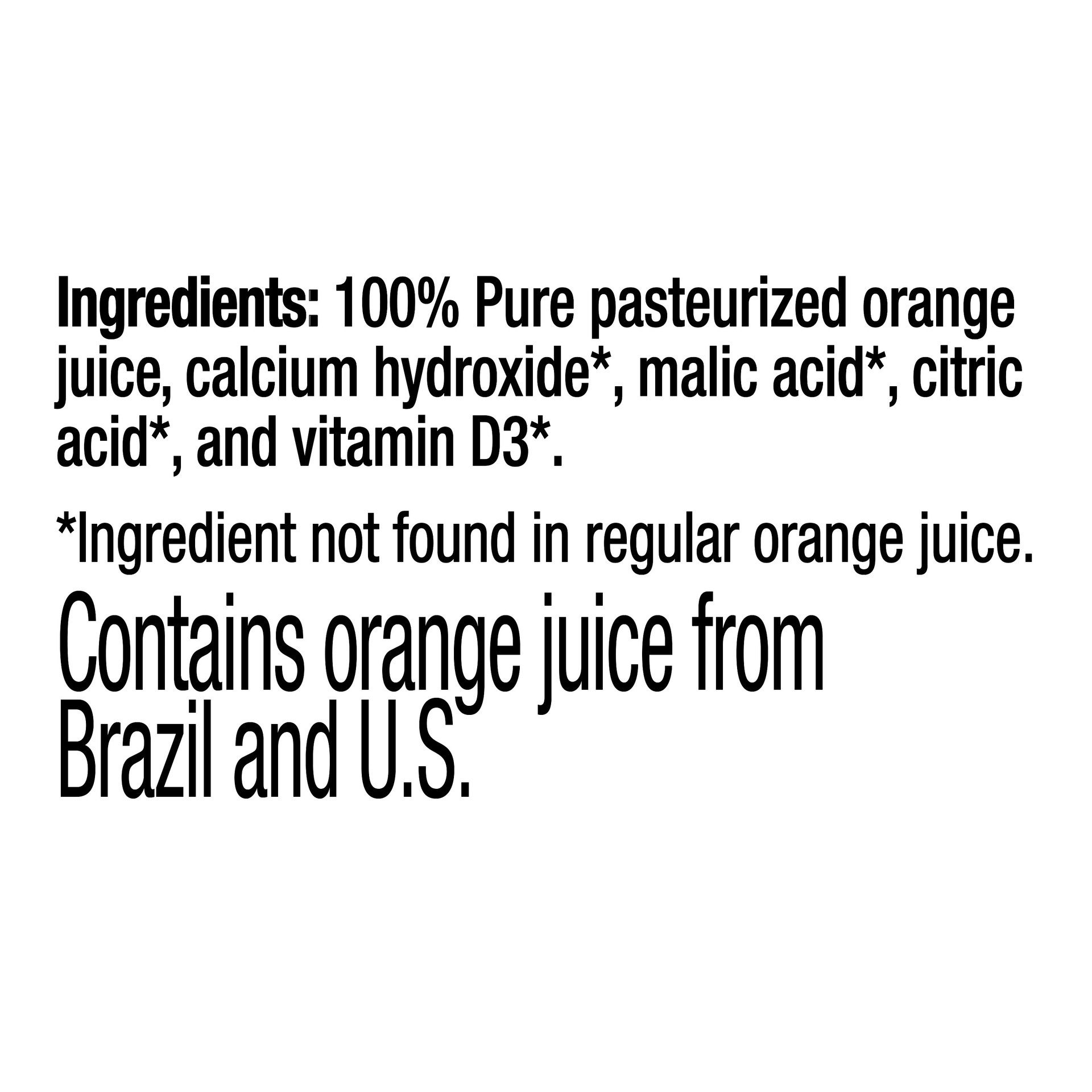 slide 3 of 3, Tropicana Calcium + Vitamin D 100% Orange Juice, 