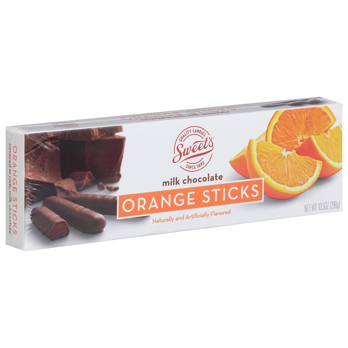 slide 7 of 9, Sweet's Milk Chocolate Orange Sticks 10.5 oz, 10.5 oz