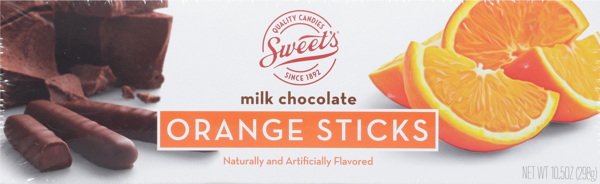 slide 5 of 9, Sweet's Milk Chocolate Orange Sticks 10.5 oz, 10.5 oz