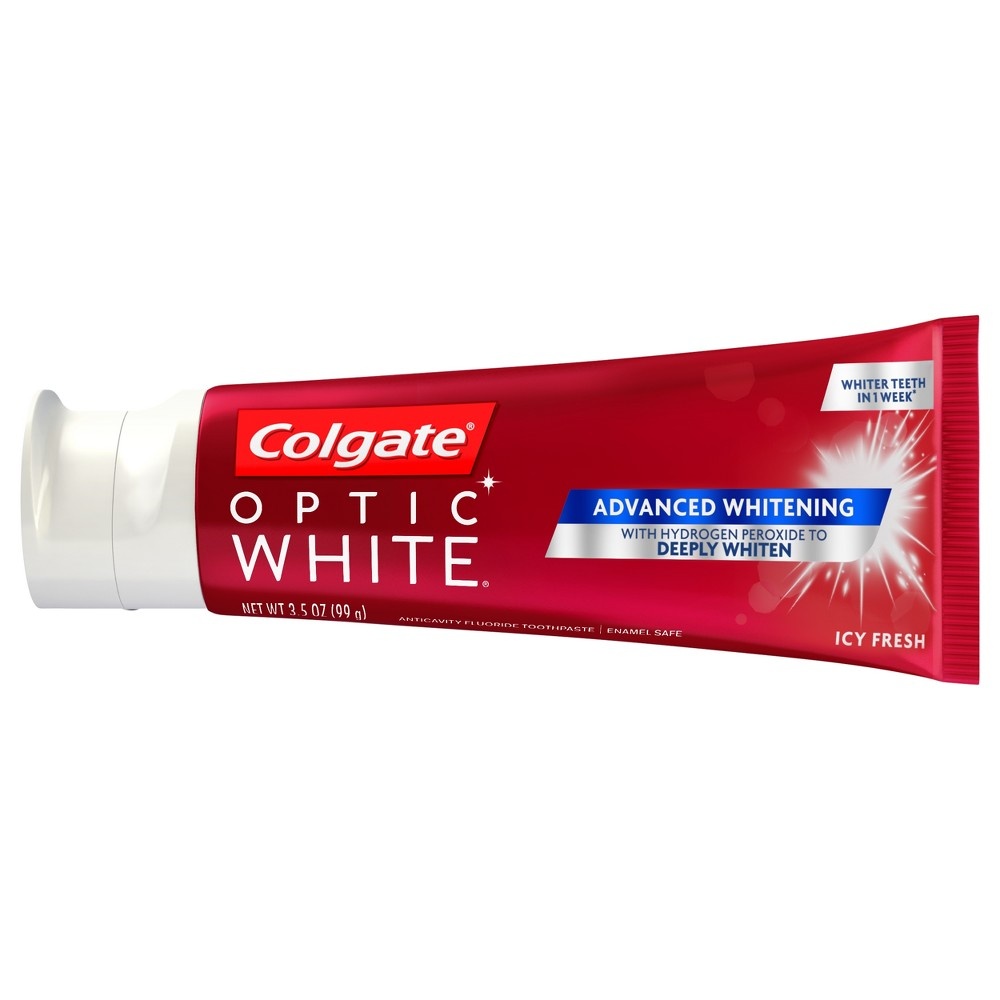 slide 5 of 6, Colgate Optic White Icy Fresh Toothpaste, 3.5 oz