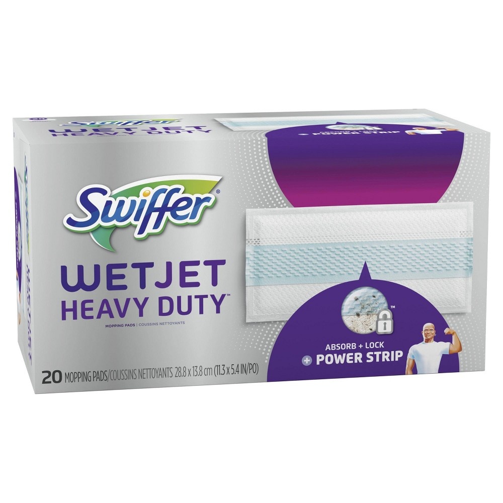 slide 2 of 9, Swiffer WetJet Pad Refill Extra Power, 20 ct