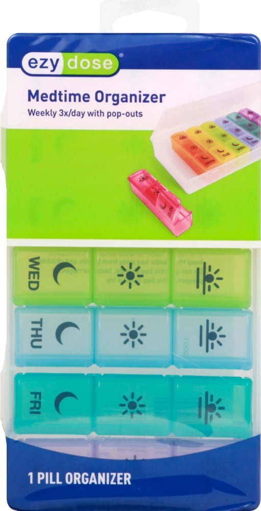 slide 1 of 1, Ezy Dose 3X A Day Pill Planner, 1 ct