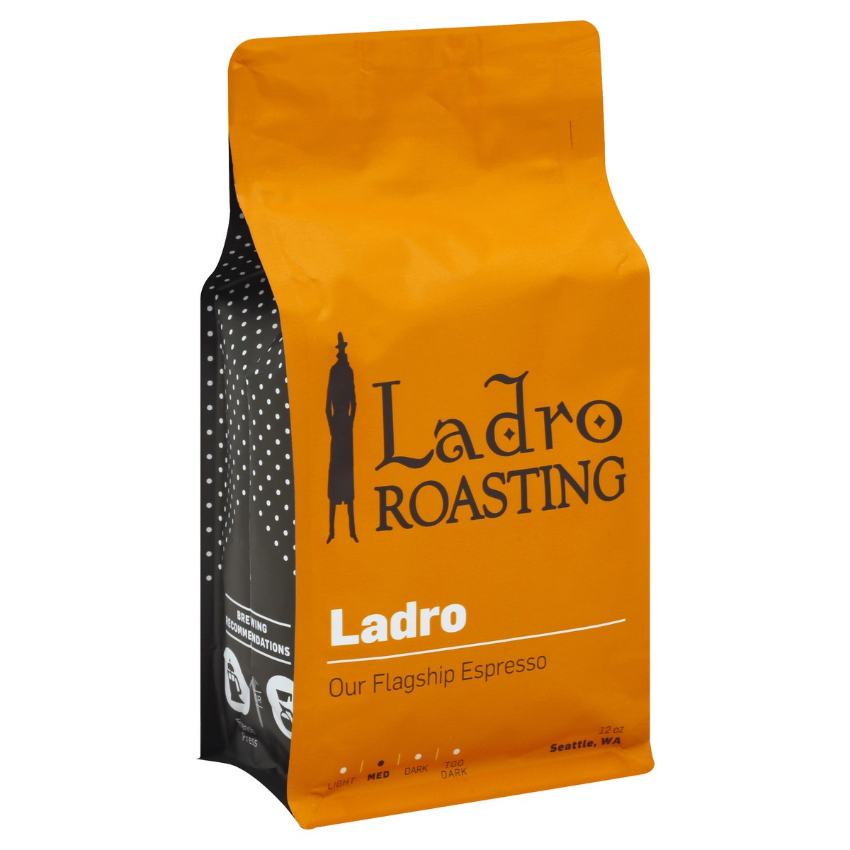 slide 2 of 5, Ladro Roasting Coffee - 12 oz, 12 oz