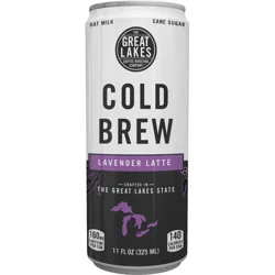Great Lakes Lavender Cold Brew Latte 11 oz