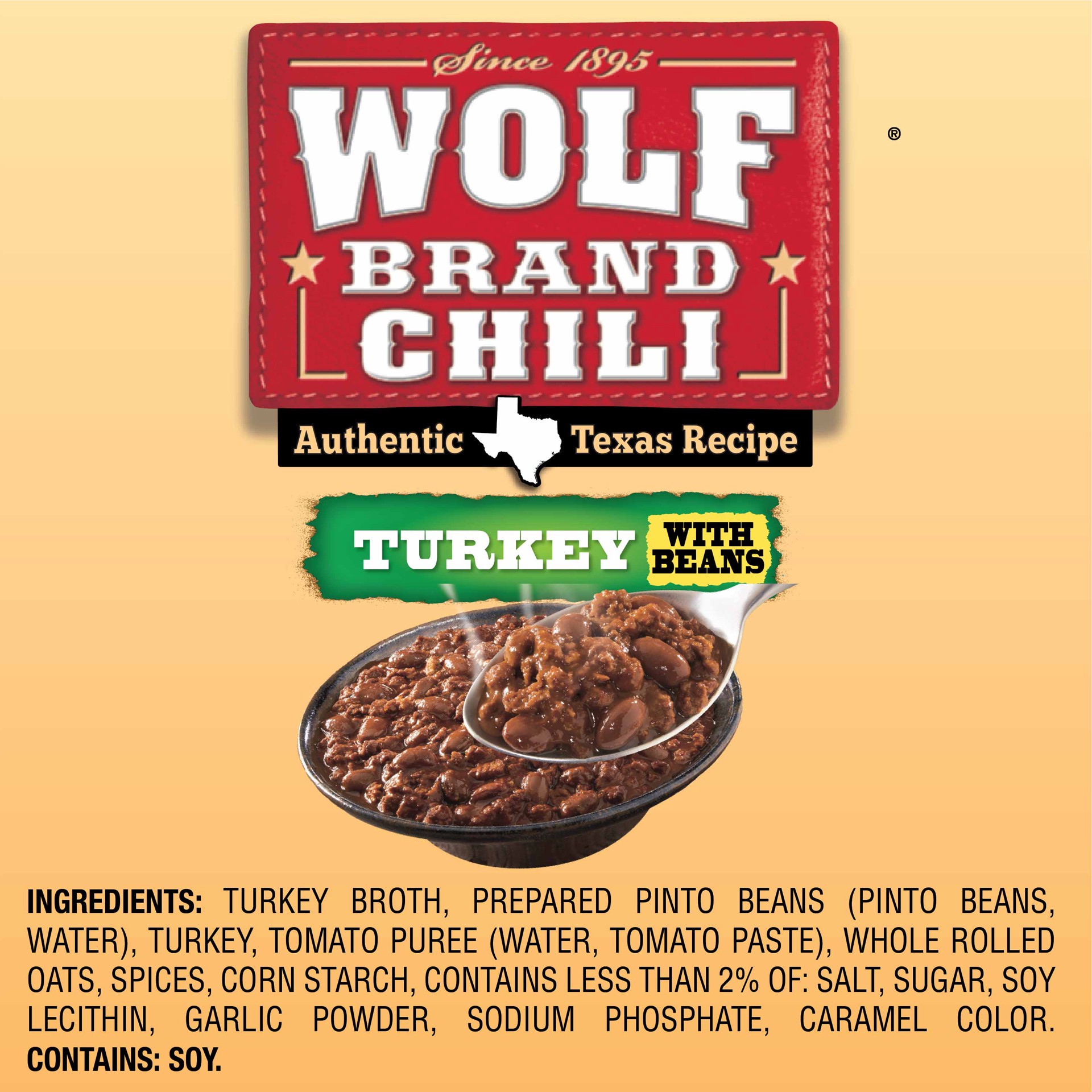 slide 2 of 5, Wolf Turkey Chili with Beans 15 oz, 15 oz