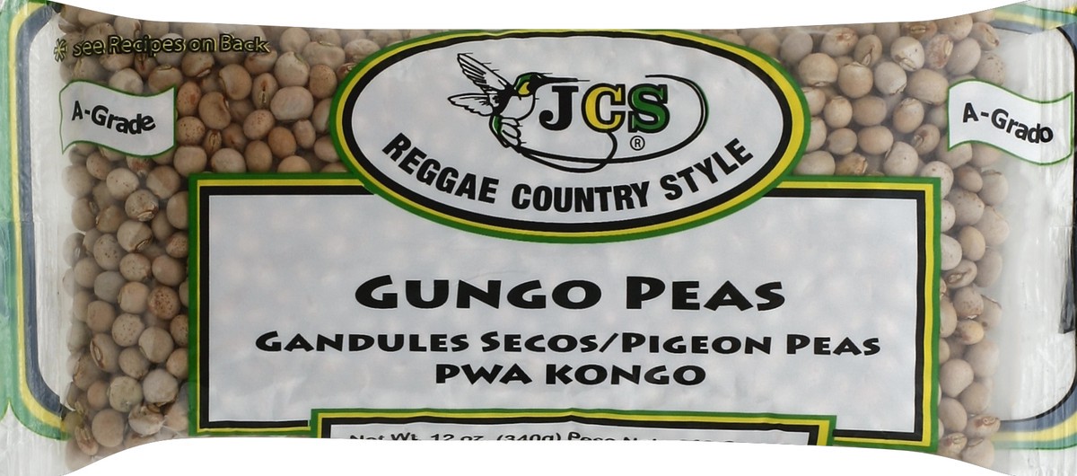 slide 4 of 5, JCS Gungo Peas 12 oz, 12 oz