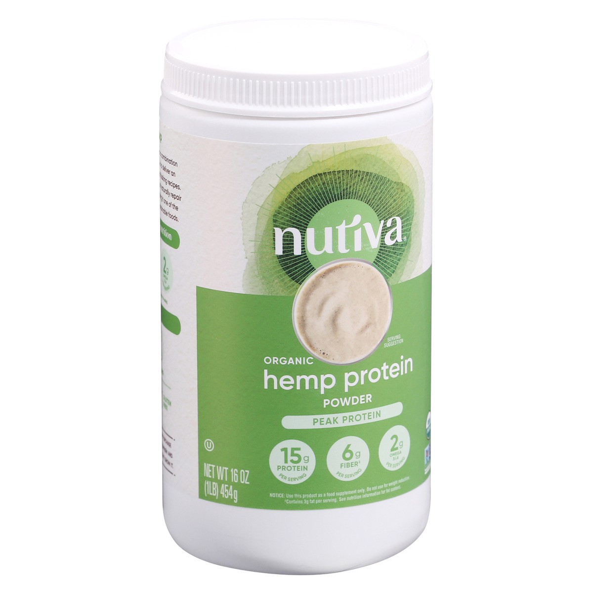 slide 2 of 11, Nutiva Organic Hemp Protein Powder, 16 oz