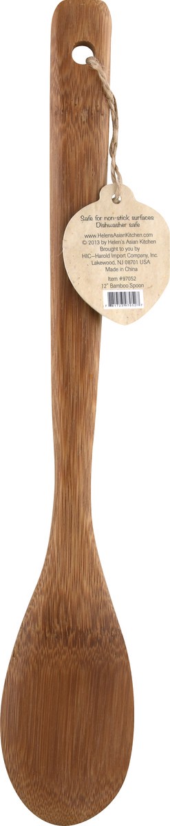 slide 4 of 11, Helen's Asian Kitchen 12 Inches Bamboo Spoon 1 ea, 1 ct