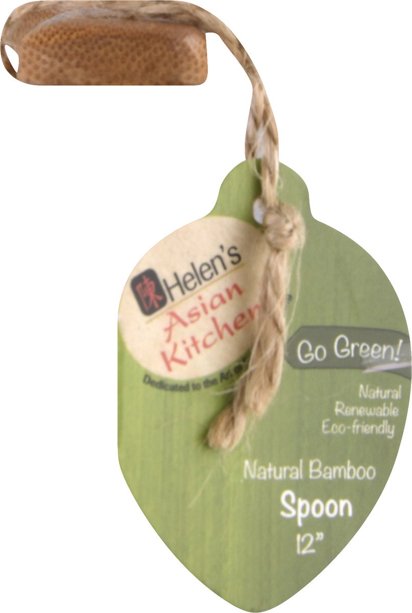 slide 10 of 11, Helen's Asian Kitchen 12 Inches Bamboo Spoon 1 ea, 1 ct
