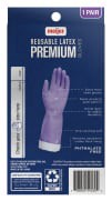 slide 10 of 13, Meijer Latex Gloves Medium 1 pair, 1 CT      