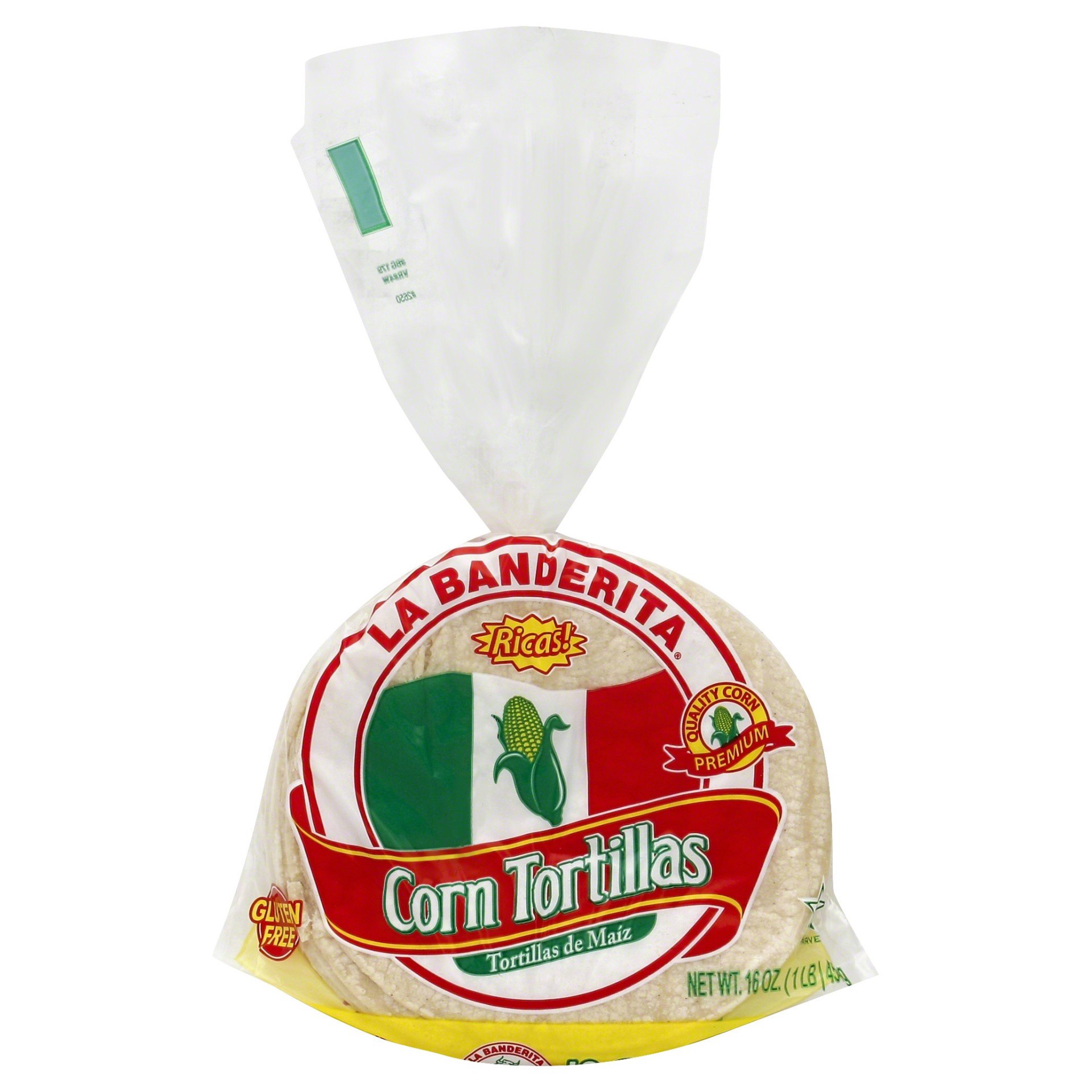 slide 1 of 9, La Banderita White Corn Tortillas 18 ea, 18 ct