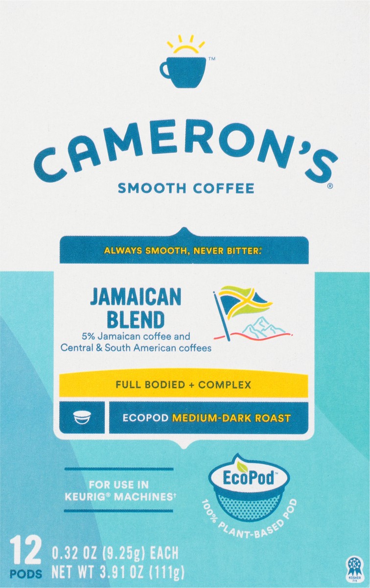slide 8 of 9, Cameron's Coffee Single Serve Pods, Jamaican Blend, 12 Count, 12 ct