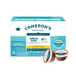 Cameron's Coffee Single Serve Pods, Jamaican Blend, 12 ct - 0.32 oz