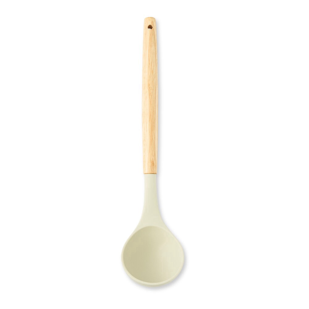 slide 3 of 3, Core Kitchen Silicone Ladle - Beige, 1 ct