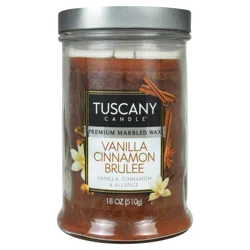 Tuscany Candle Vanilla Cinnamon Brulee Candle 1 Each