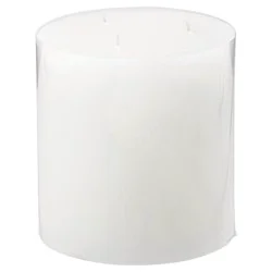 TUSCANY CANDLE Unscented Flat Top Pillar 5.5"x5.5.5" Candle, 1 Ct