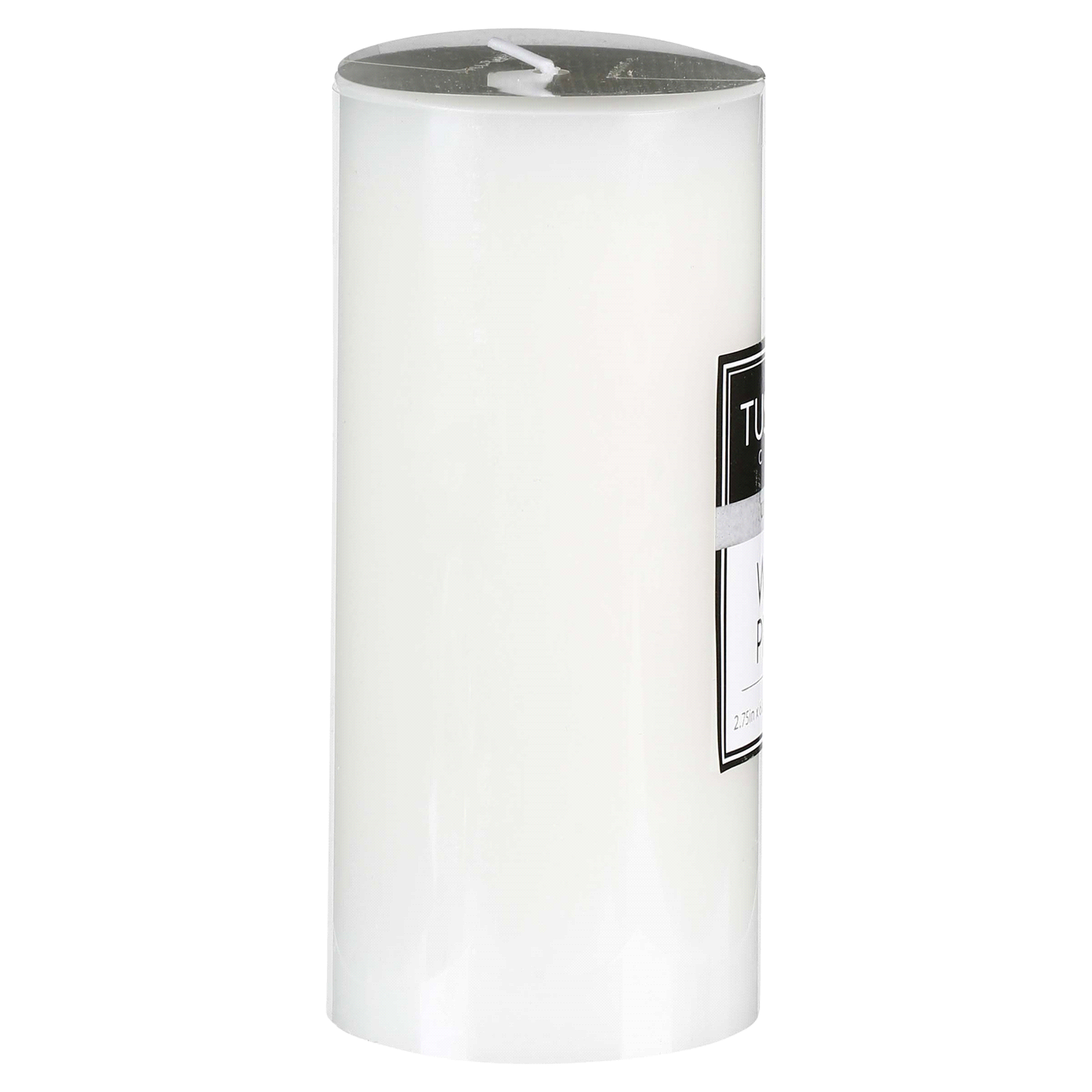 slide 2 of 5, Tuscany Candle Tuscany Unscented White PIllar Candle, 1 ct