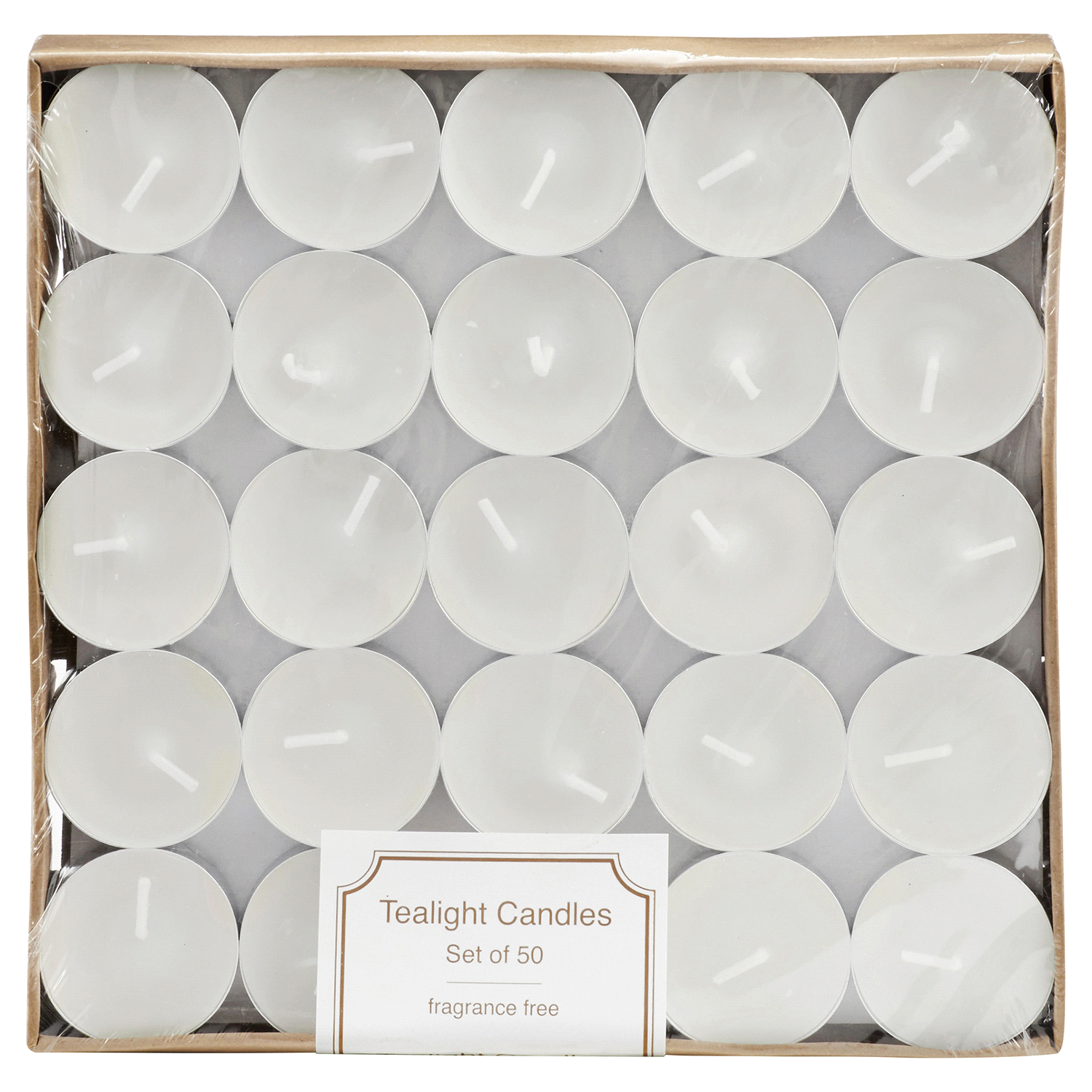 slide 1 of 2, Tuscany Candle Unscented Tealight Candles 50 ea, 50 ct