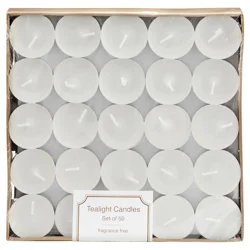 Tuscany Candle Unscented Tealight Candles 50 ea