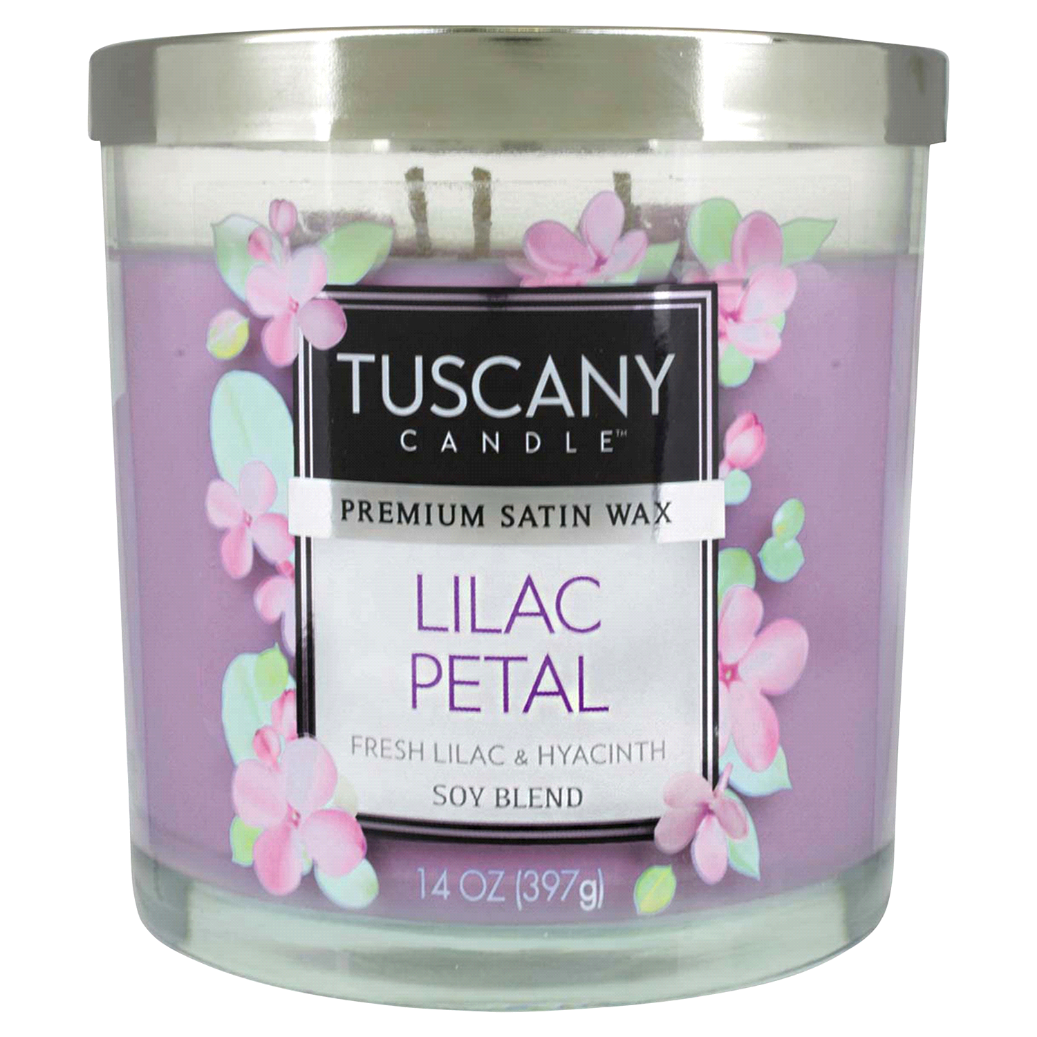 slide 1 of 1, Tuscany Candle Soy Blend Scented Lilac Petal Candle 1 Each, 1 ct