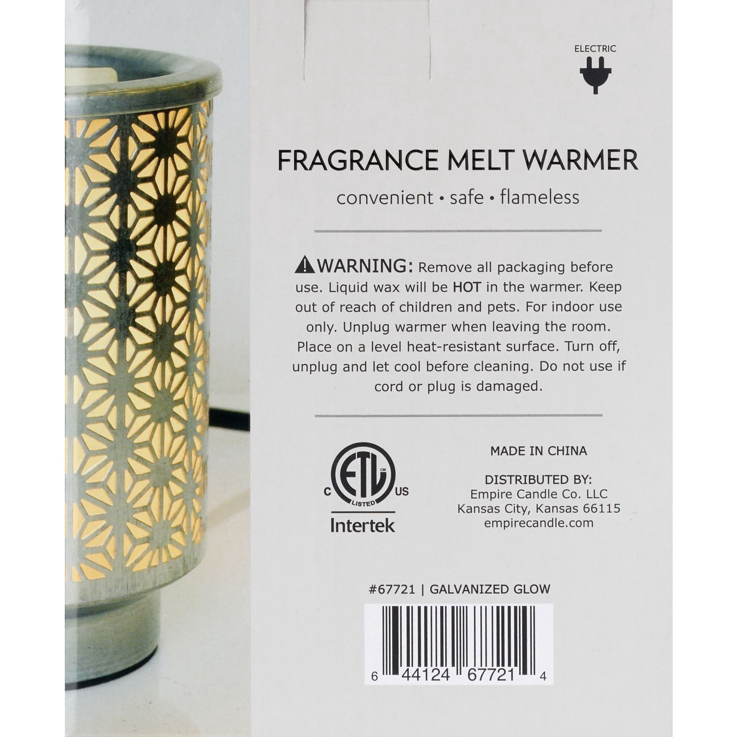 slide 4 of 6, Tuscany Candle Table Top Wax Warmer, Galvanized Metal, 1 ct