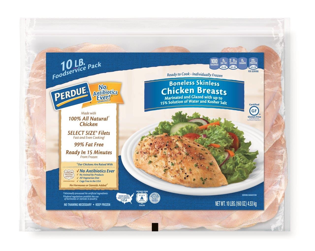 slide 1 of 2, Perdue No Antibiotics Chicken Breast, 