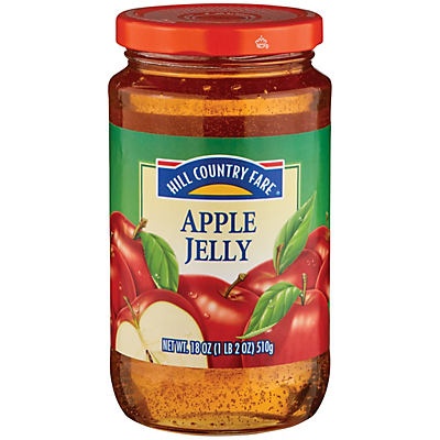 slide 1 of 1, Hill Country Fare Apple Jelly, 18 oz